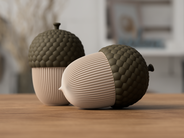 Acorn Containers - 3D printed in Canada by UMore3D