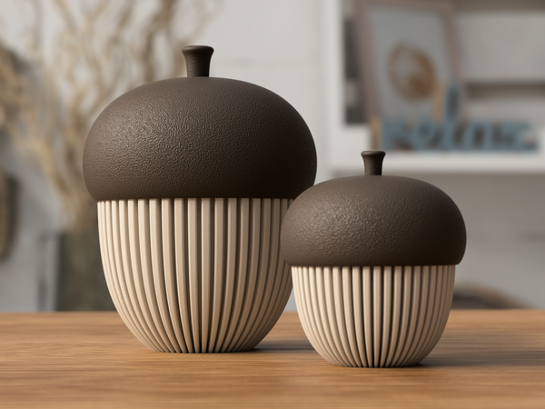 Acorn Container Decoration - 3D printed in Canada by UMore3D