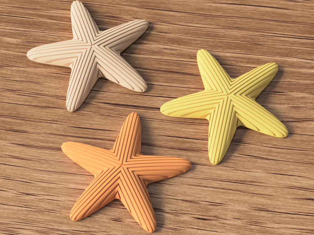 Starfish Decoration - 3D printed in Canada by UMore3D