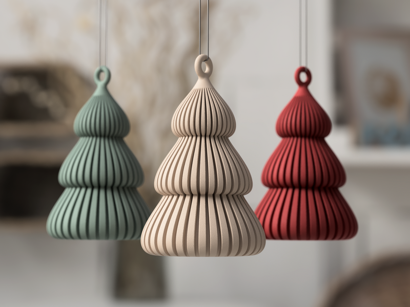 Christmas Tree Ornament - 3D printed in Canada by UMore3D