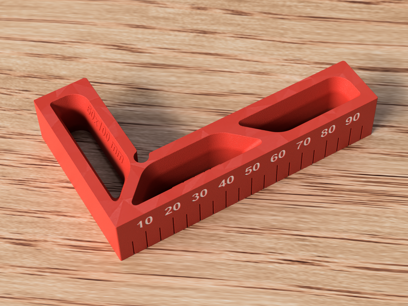 Mini Square tool - 3D printed in Canada by UMore3D