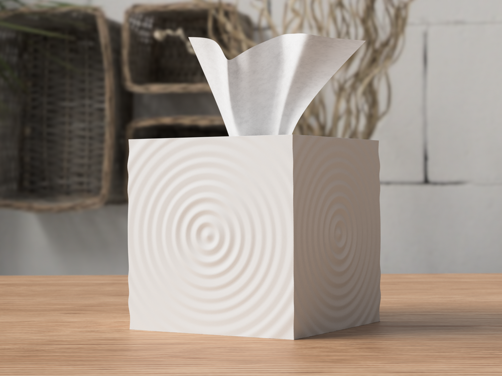Tissue Box Cover - 3D printed in Canada by UMore3D