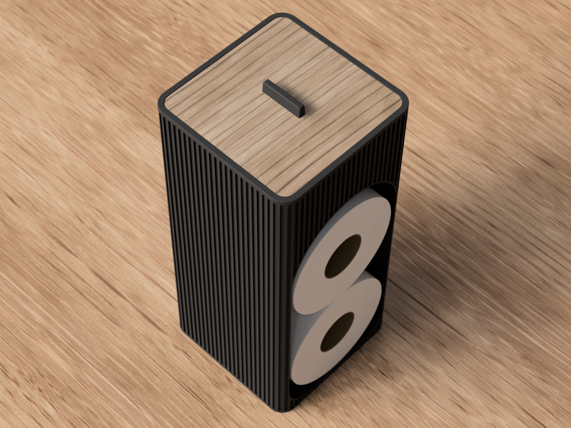 Toilet Organizer - 3D printed in Canada by UMore3D