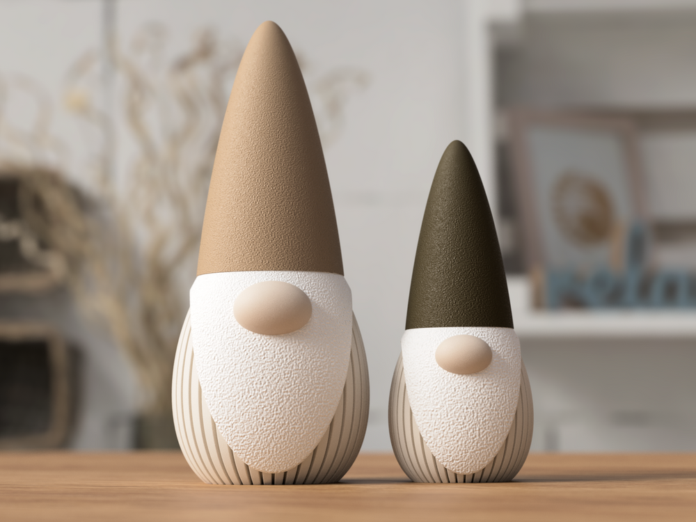 Gnome Decoration (container) - 3D printed in Canada by UMore3D