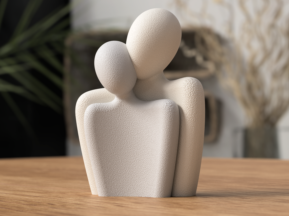 Valentine's Day Couple Statue - 3D printed in Canada by UMore3D