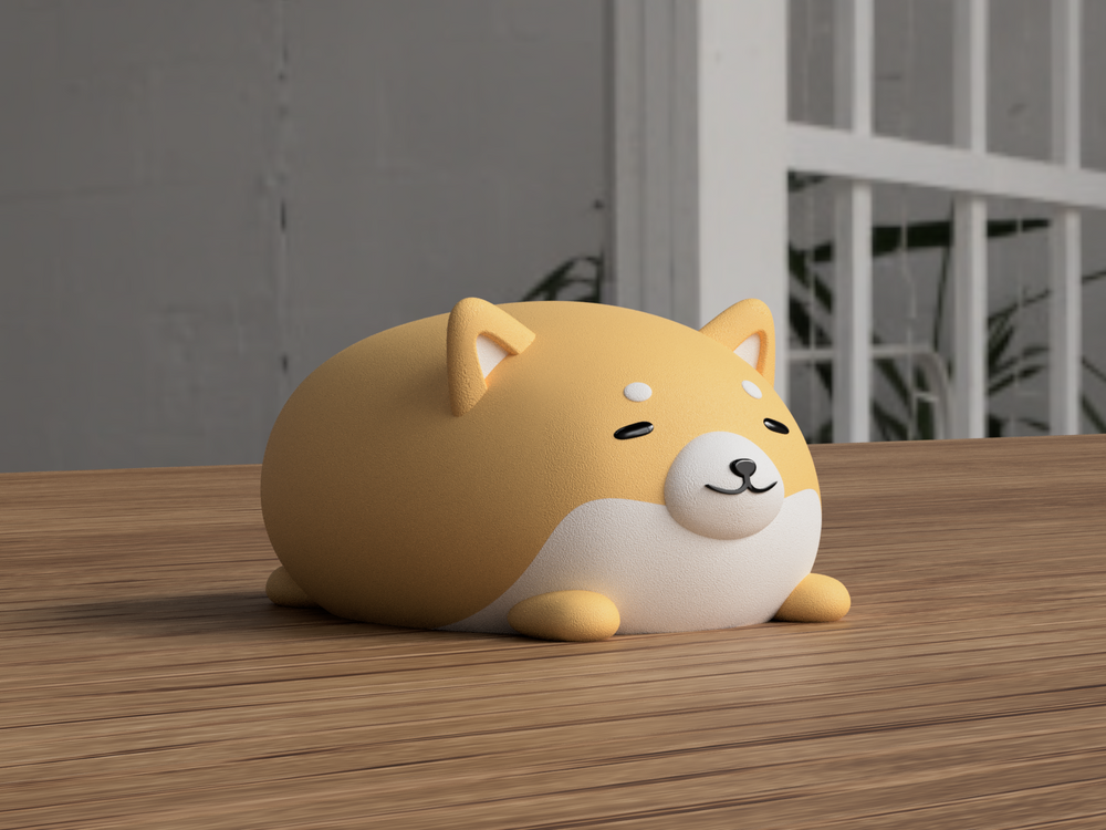 Henri the Corgi - 3D printed in Canada by UMore3D