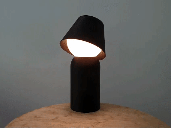 Eclipse Lamp (LED Lamp kit) - 3D printed in Canada by UMore3D