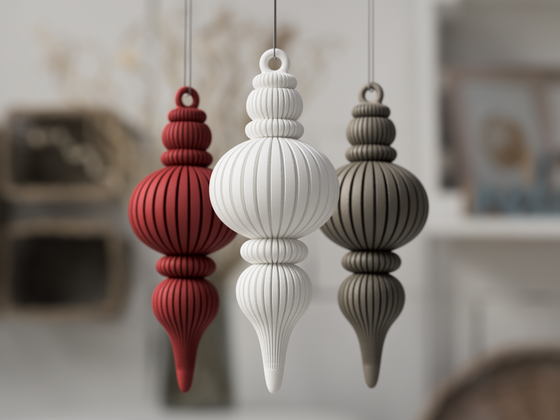Christmas Ornament - 3D printed in Canada by UMore3D