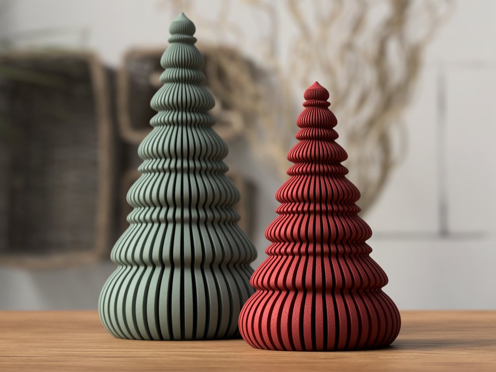 Nordic Christmas Trees - 3D printed in Canada by UMore3D