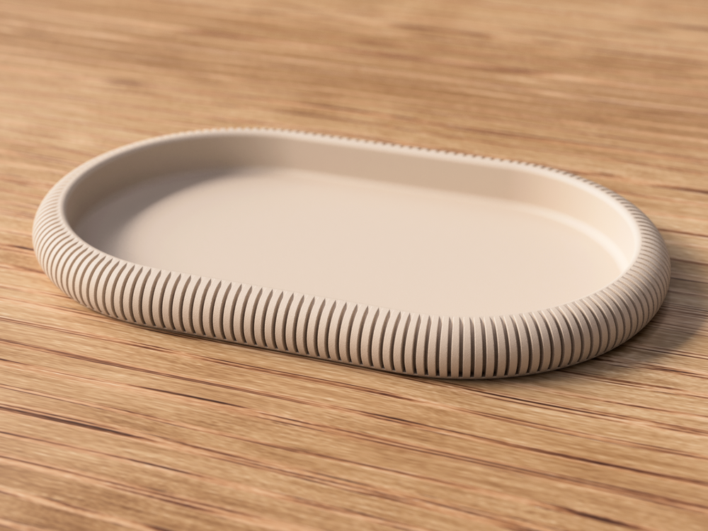 Japandi Tray - 3D printed in Canada by UMore3D