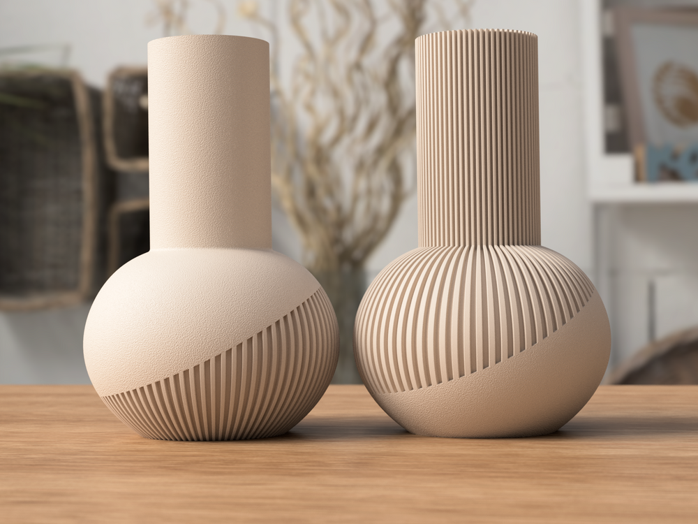 Tama Japandi Vases - 3D printed in Canada by UMore3D