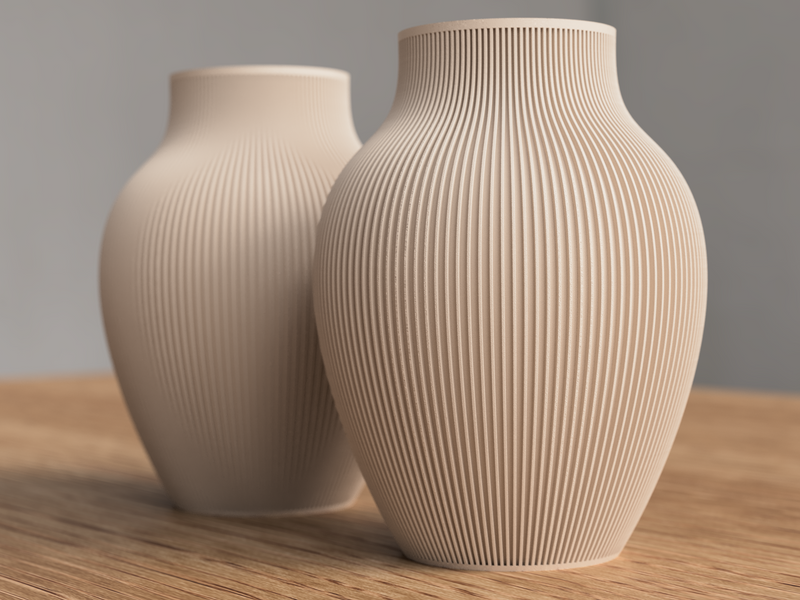 Tayo Japandi Vase - 3D printed in Canada by UMore3D
