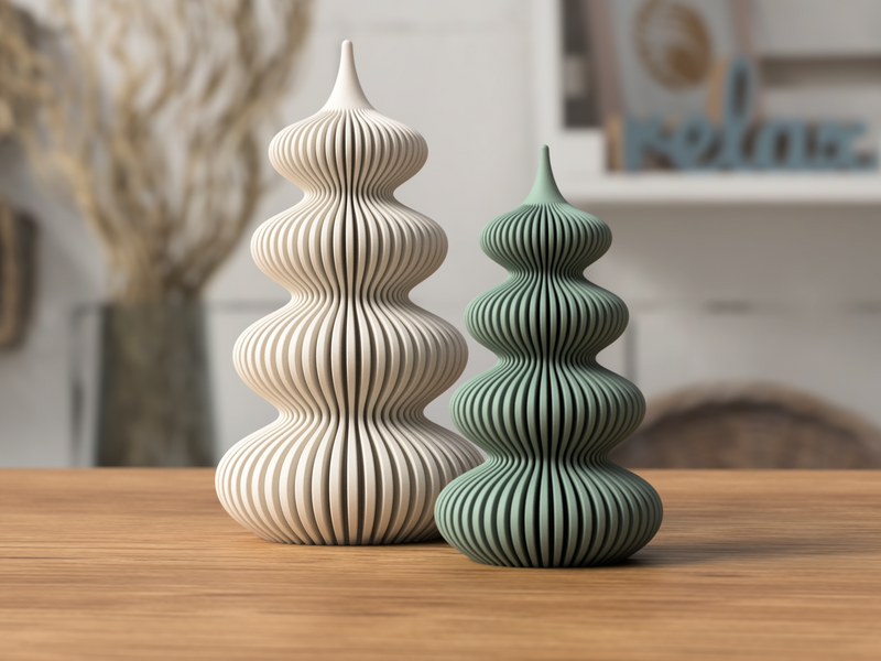 Modern Christmas Tree - 3D printed in Canada by UMore3D