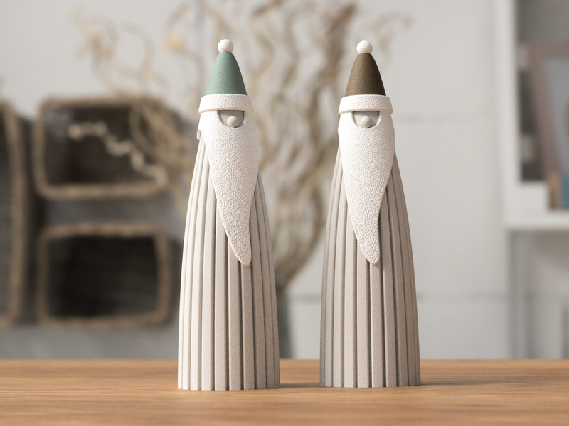 Christmas Santa Decoration - 3D printed in Canada by UMore3D