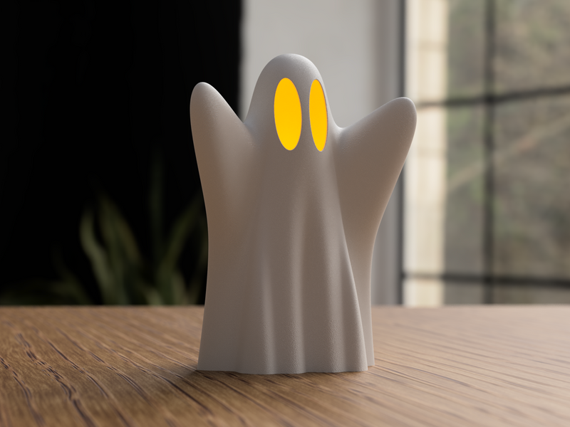 Halloween Ghost - 3D printed in Canada by UMore3D