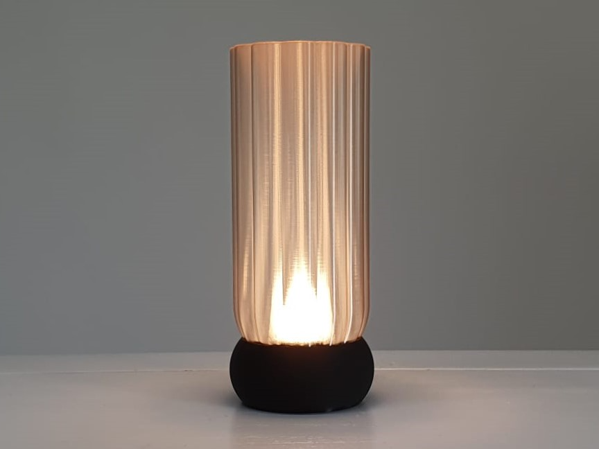 Modern Lamp (LED Lamp kit) - 3D printed in Canada by UMore3D