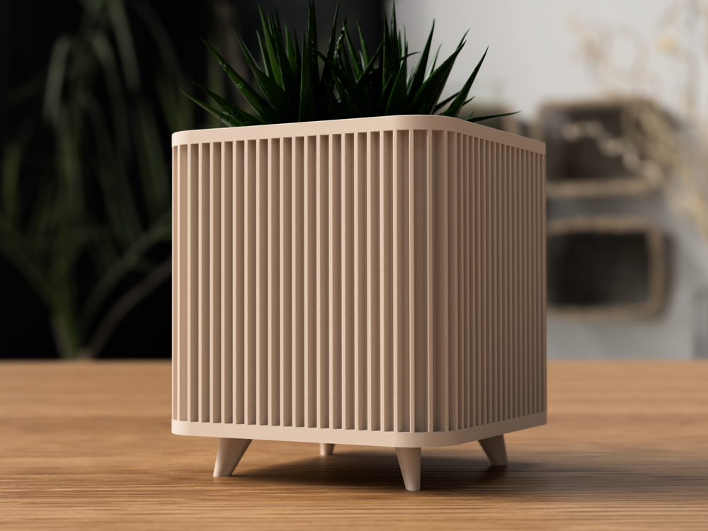 Shikaku Planter - 3D printed in Canada by UMore3D
