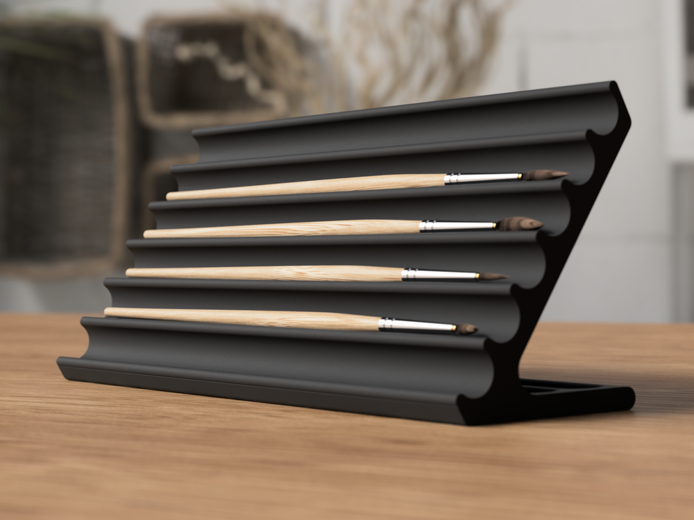 Paint Brush Holder - 3D printed in Canada by UMore3D