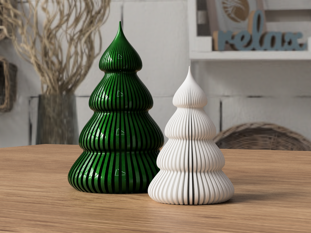 Christmas Trees (Vase Mode) - 3D printed in Canada by UMore3D