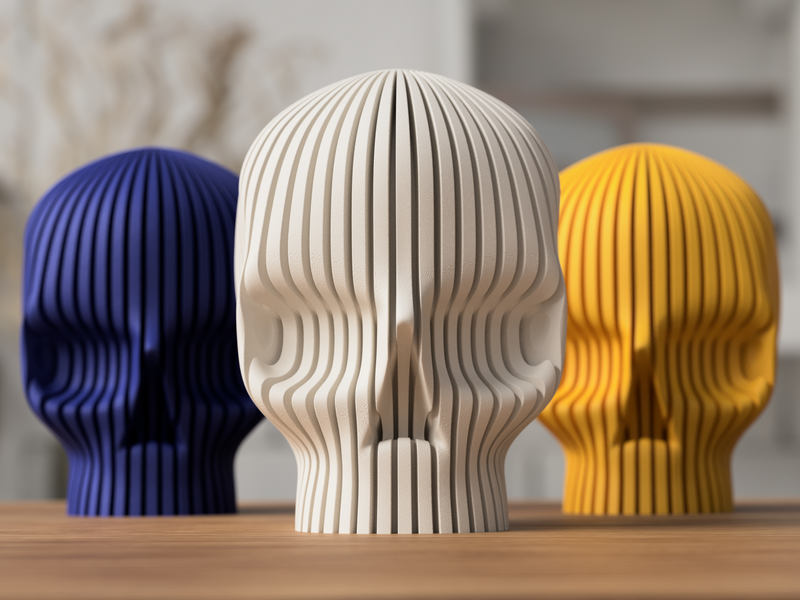 Skull - 3D printed in Canada by UMore3D