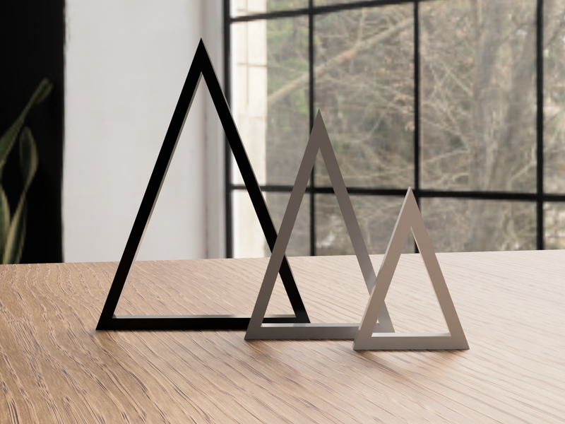 Christmas Trees Minimalist - 3D printed in Canada by UMore3D