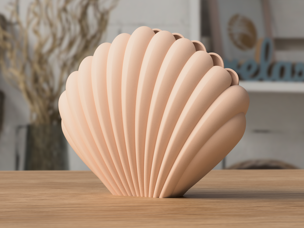 Sea Shell Vase - 3D printed in Canada by UMore3D