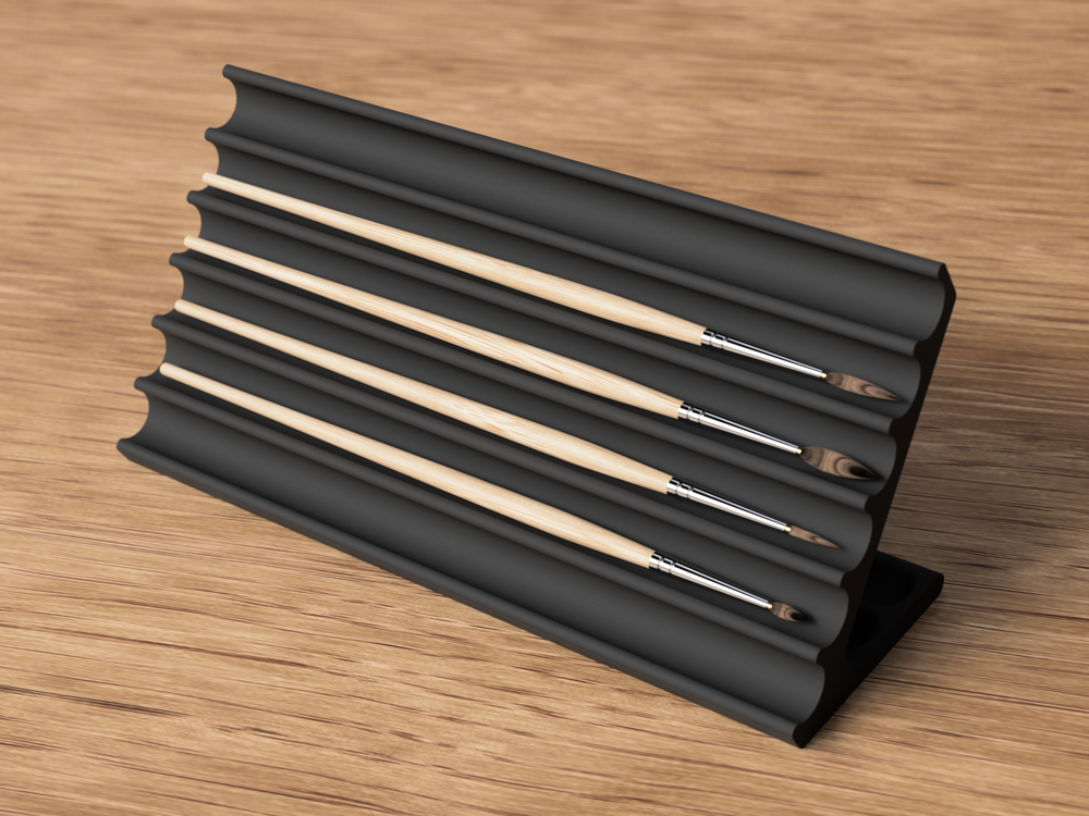 Paint Brush Holder - 3D printed in Canada by UMore3D