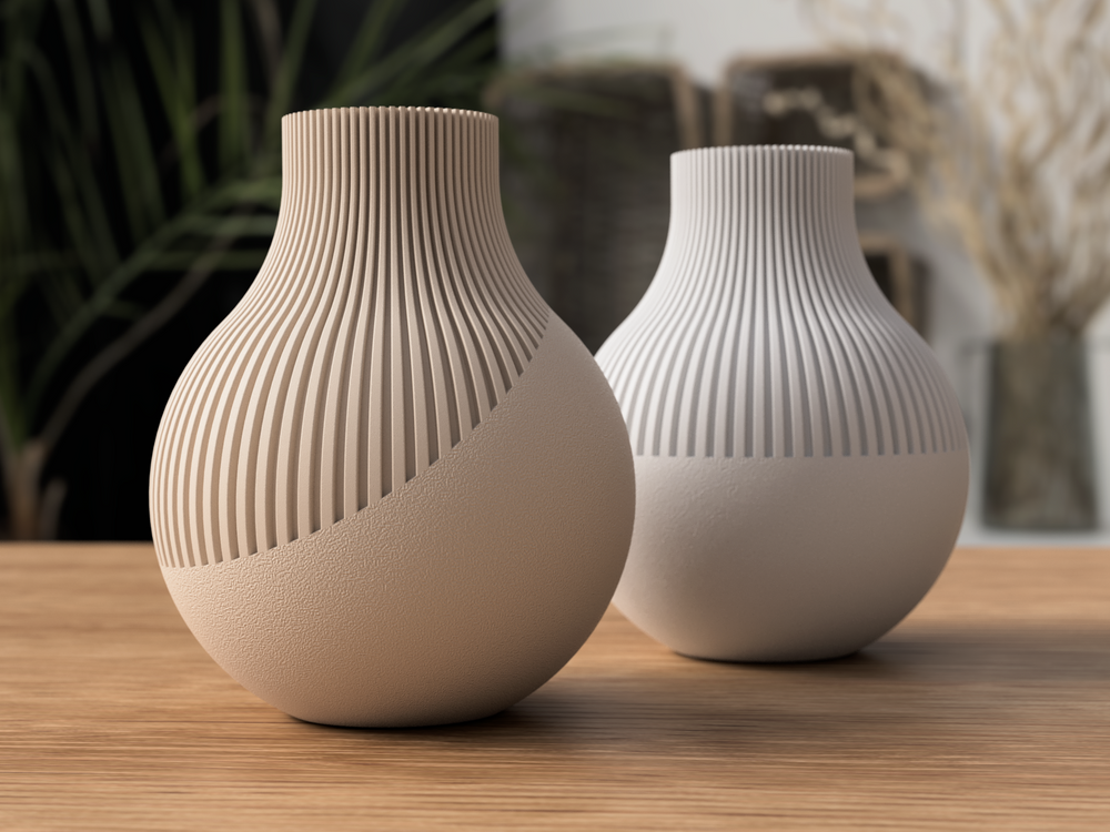 Neki Japandi Vases - 3D printed in Canada by UMore3D