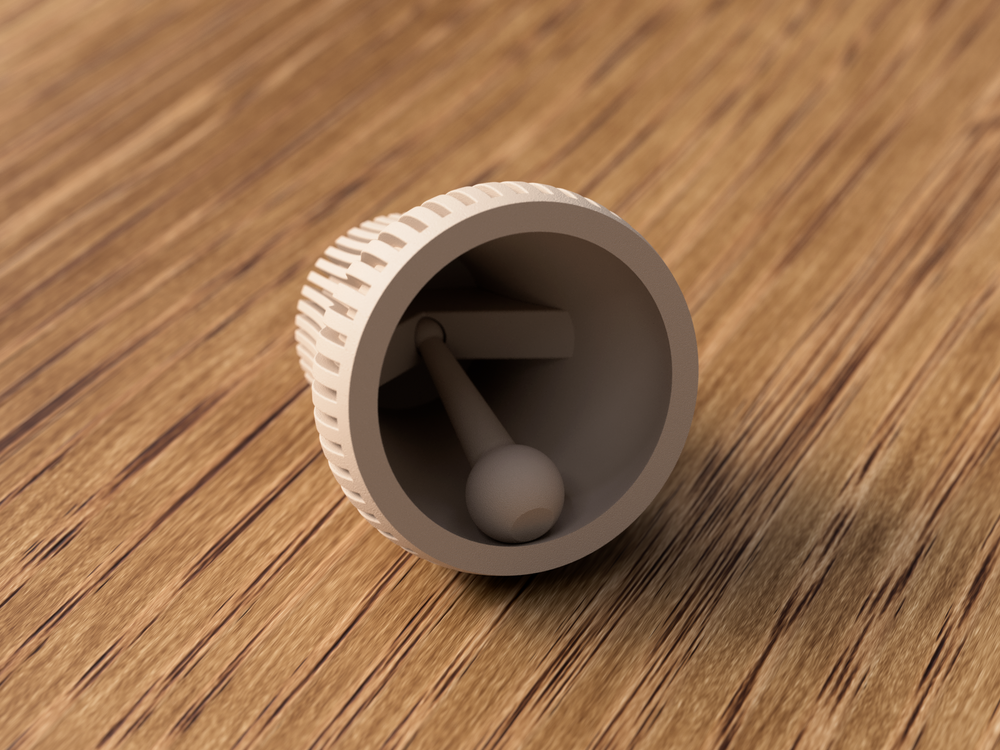 Christmas Bell Ornament (Functional) - 3D printed in Canada by UMore3D