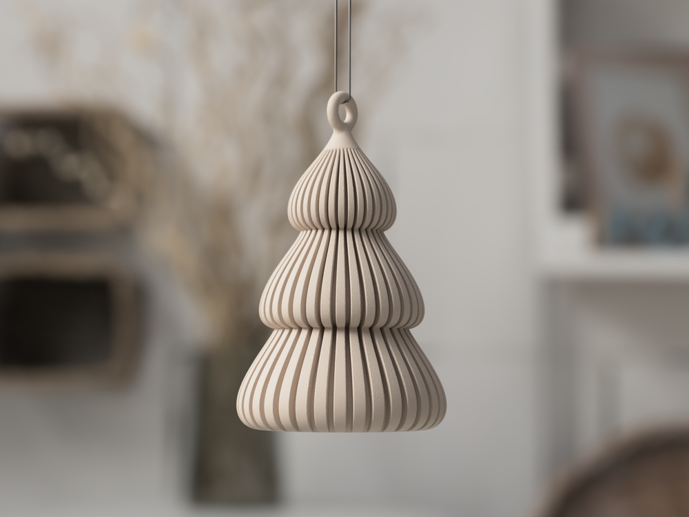 Christmas Tree Ornament - 3D printed in Canada by UMore3D