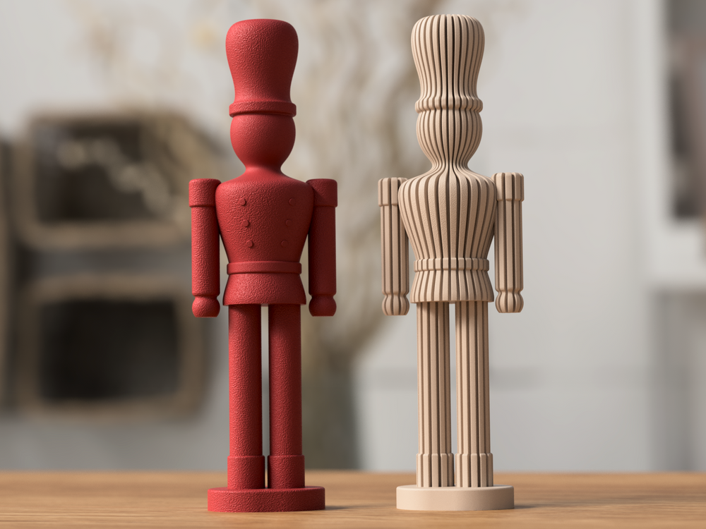 Nutcracker Decoration - 3D printed in Canada by UMore3D