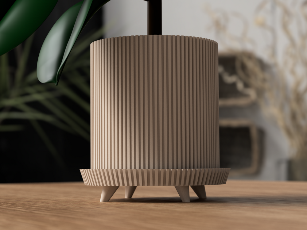 Planter with legs - 3D printed in Canada by UMore3D