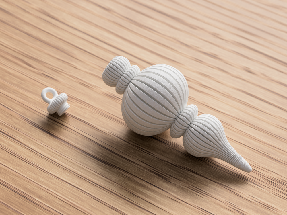 Christmas Ornament - 3D printed in Canada by UMore3D
