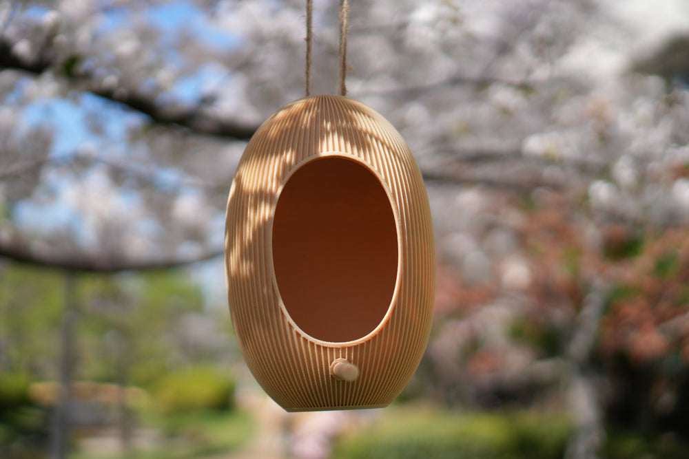 Japandi Bird Feeder - 3D printed in Canada by UMore3D