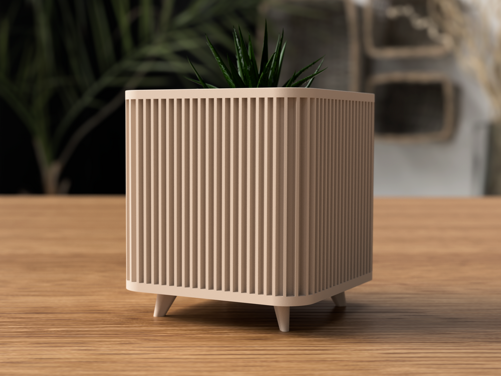 Shikaku Planter - 3D printed in Canada by UMore3D