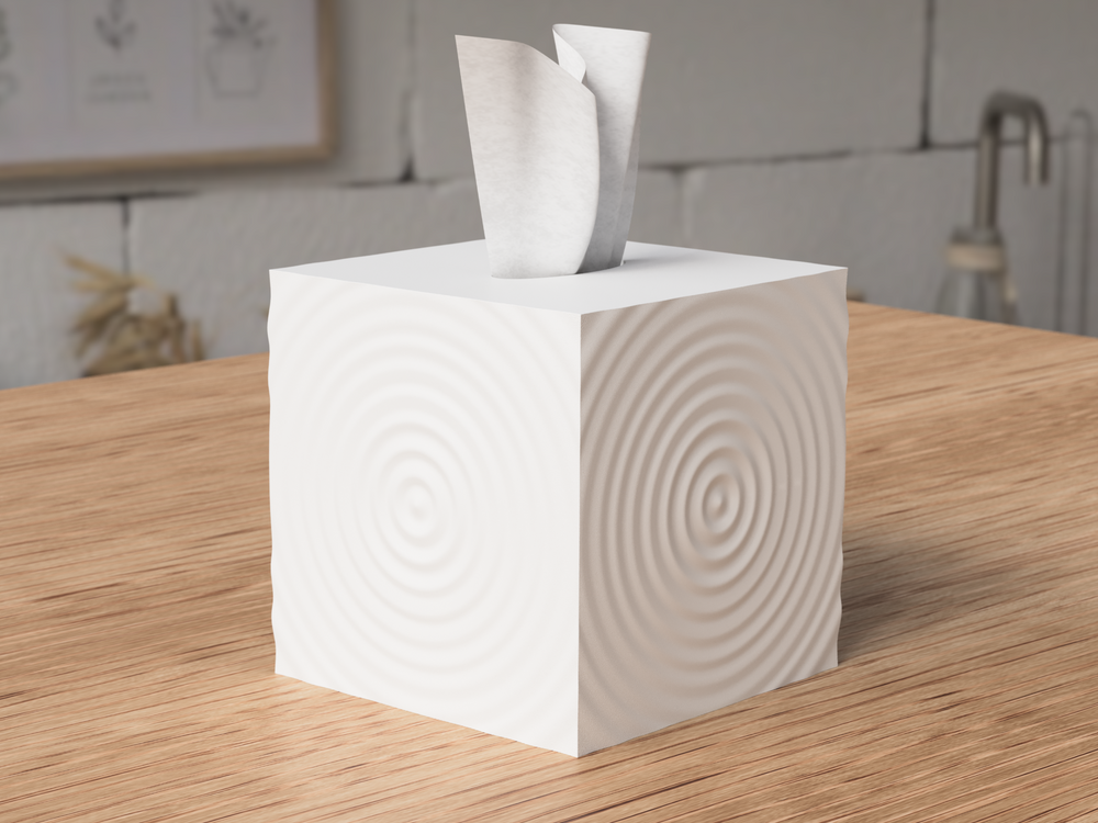 Tissue Box Cover - 3D printed in Canada by UMore3D