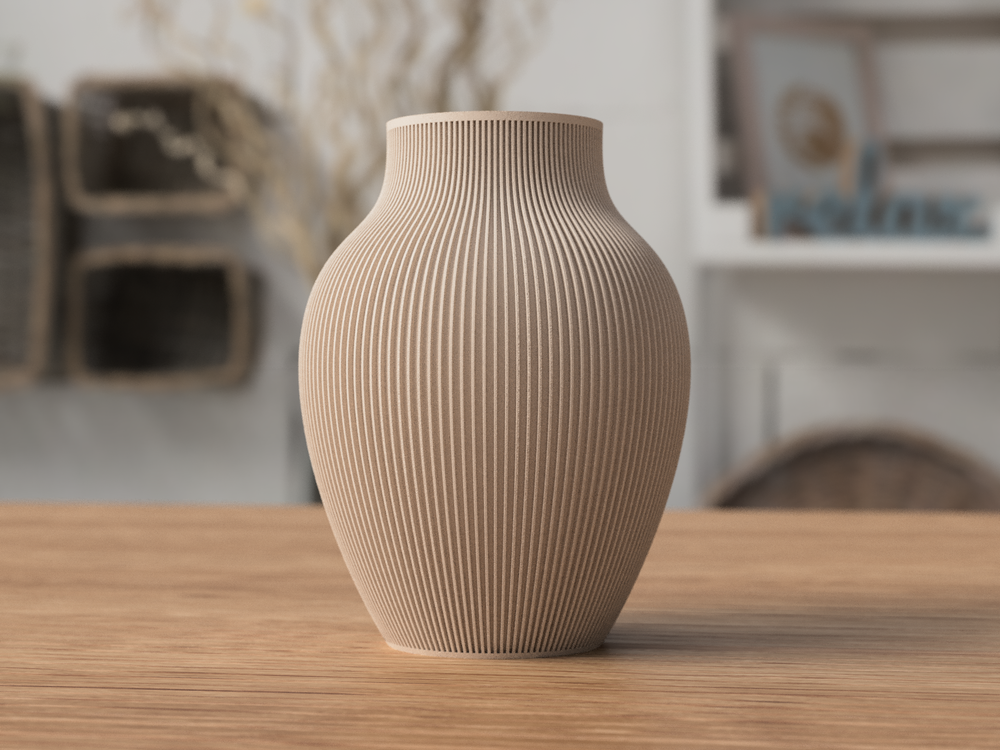Tayo Japandi Vase - 3D printed in Canada by UMore3D