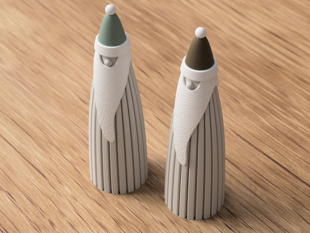 Christmas Santa Decoration - 3D printed in Canada by UMore3D