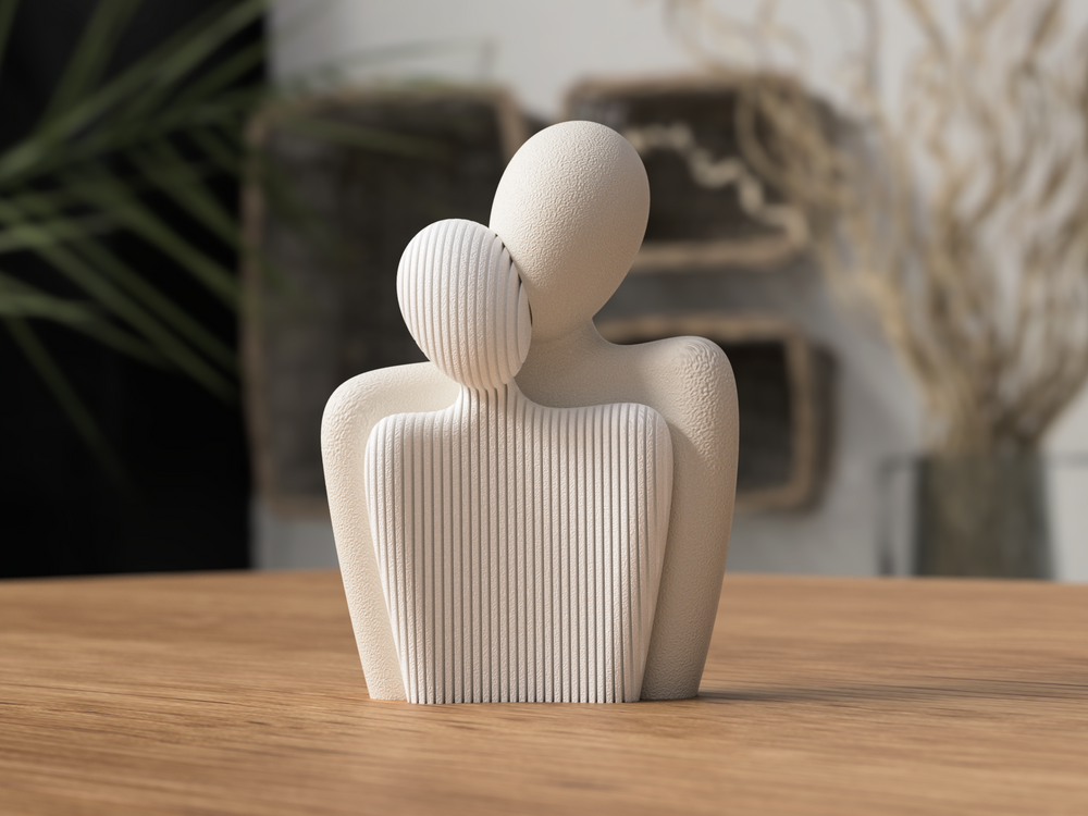 Valentine's Day Couple Statue - 3D printed in Canada by UMore3D