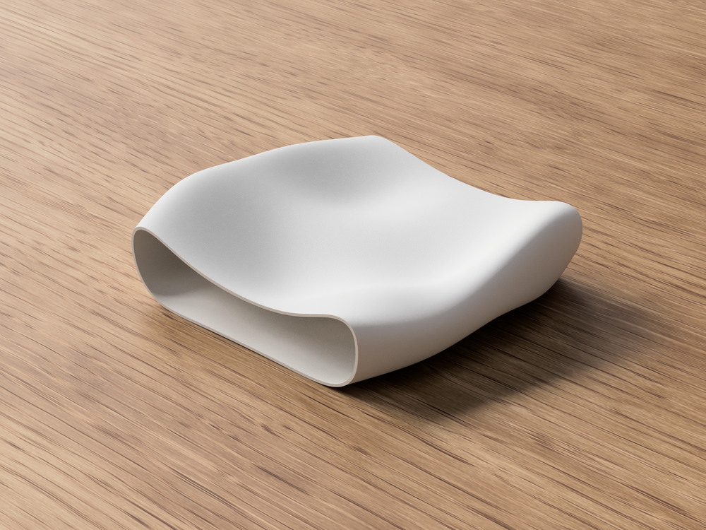 Modern Fruit Bowl - 3D printed in Canada by UMore3D