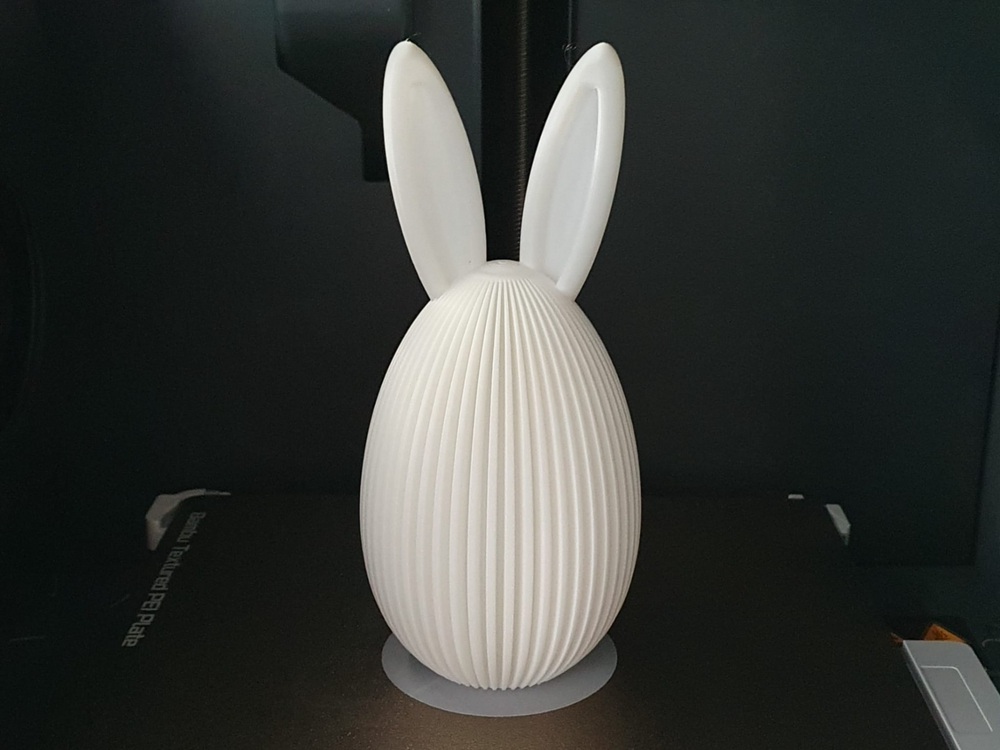 Easter Egg with bunny ears - 3D printed in Canada by UMore3D
