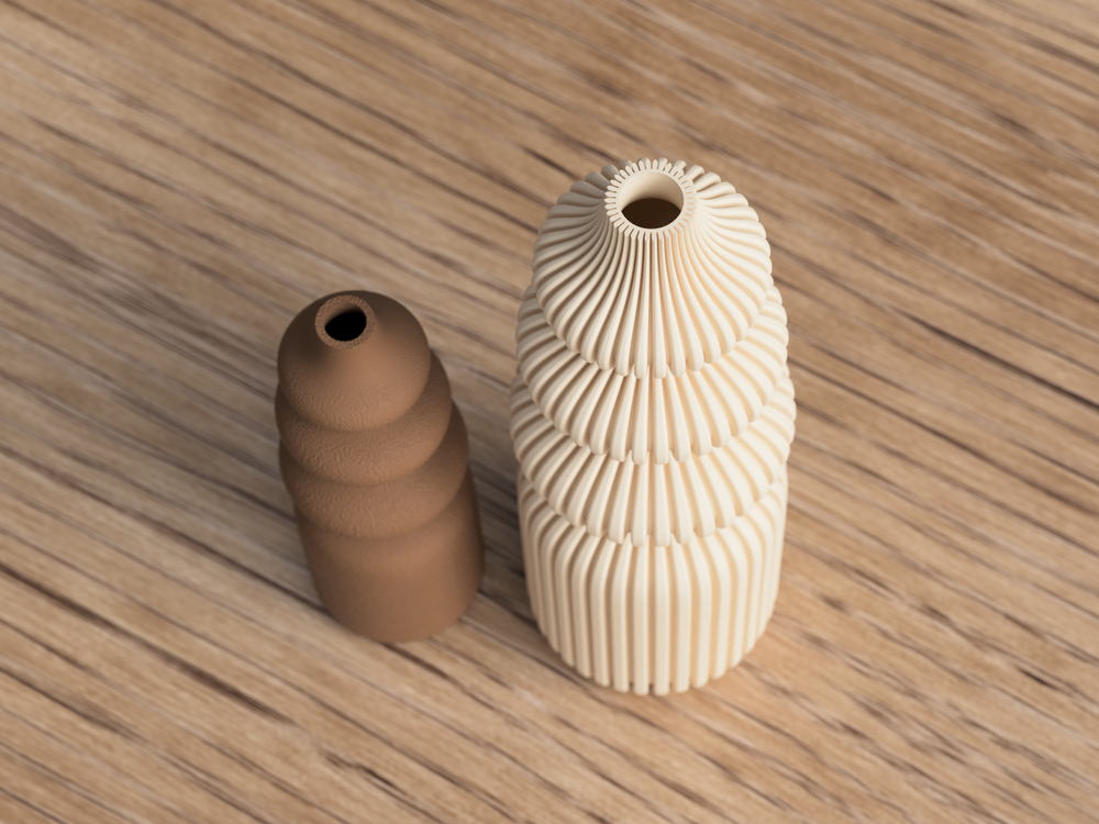 Nordic Vase - 3D printed in Canada by UMore3D
