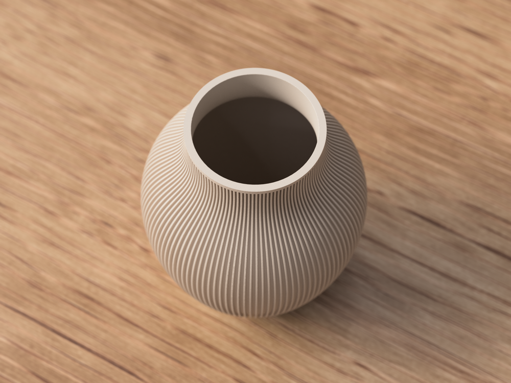 Tayo Japandi Vase - 3D printed in Canada by UMore3D