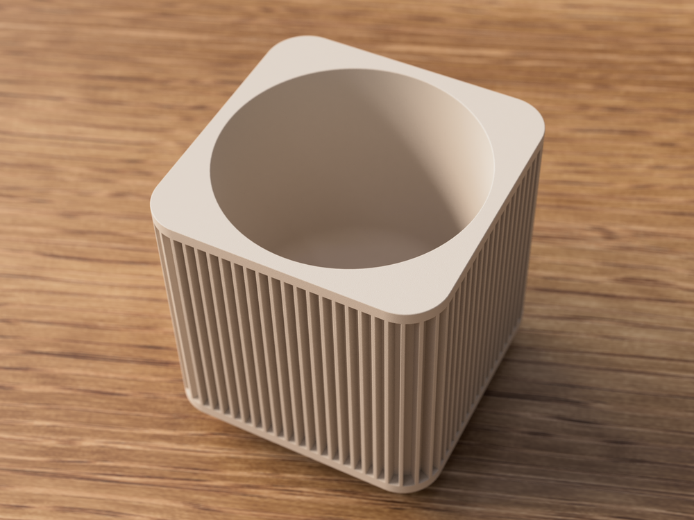 Shikaku Planter - 3D printed in Canada by UMore3D