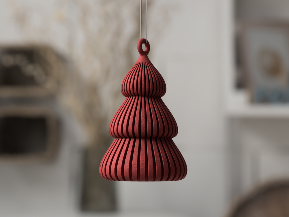 Christmas Tree Ornament - 3D printed in Canada by UMore3D