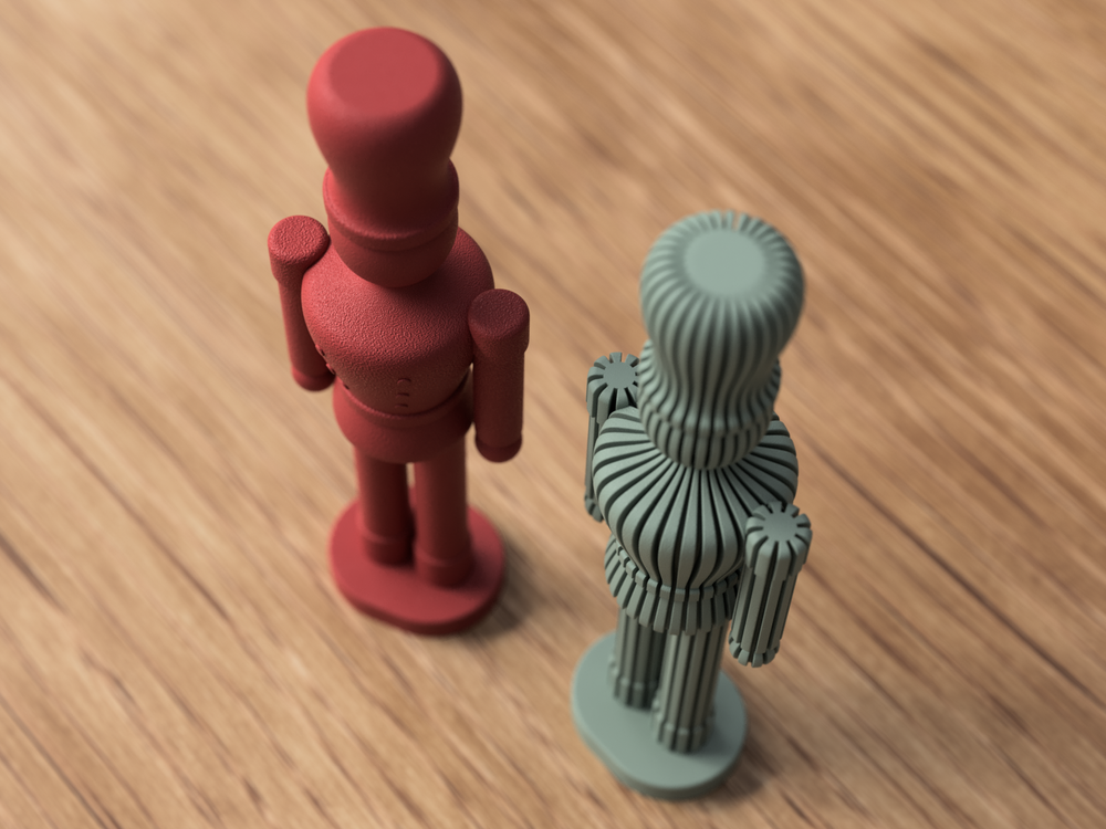 Nutcracker Decoration - 3D printed in Canada by UMore3D
