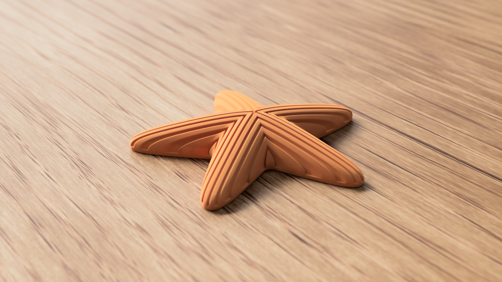 Starfish Decoration - 3D printed in Canada by UMore3D