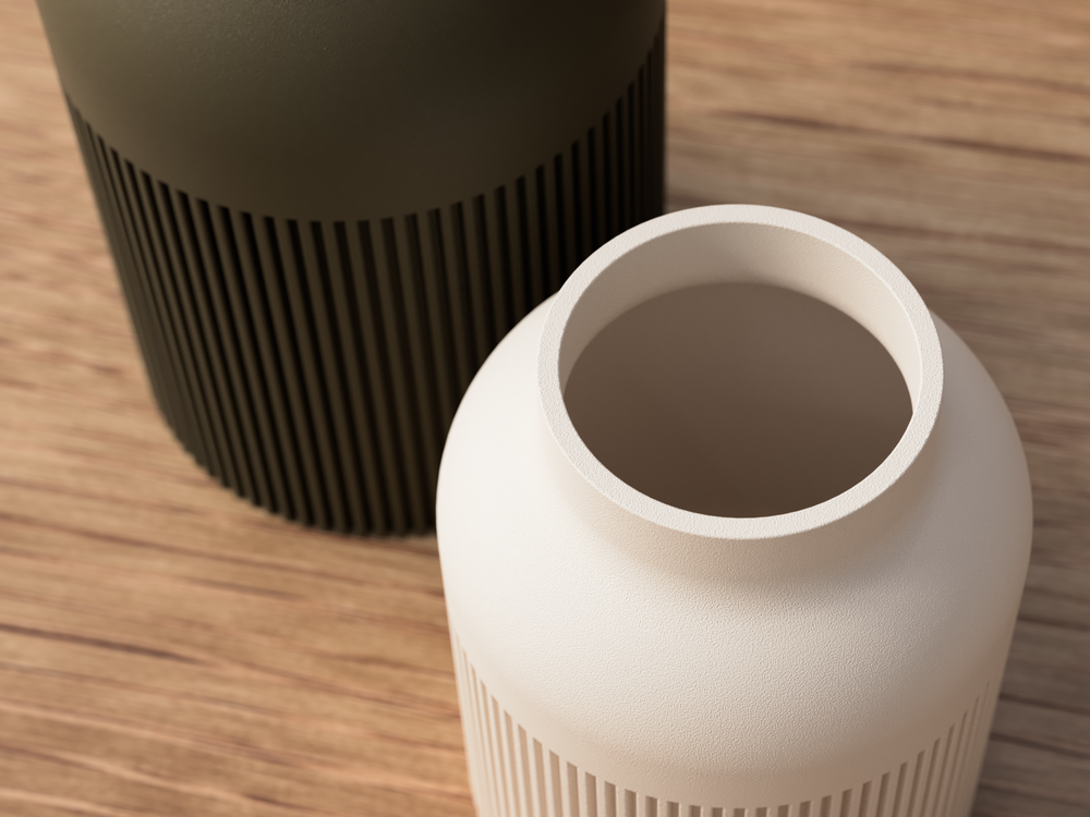 Hiku Japandi Vases - 3D printed in Canada by UMore3D