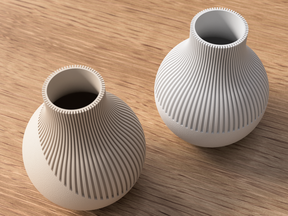 Neki Japandi Vases - 3D printed in Canada by UMore3D