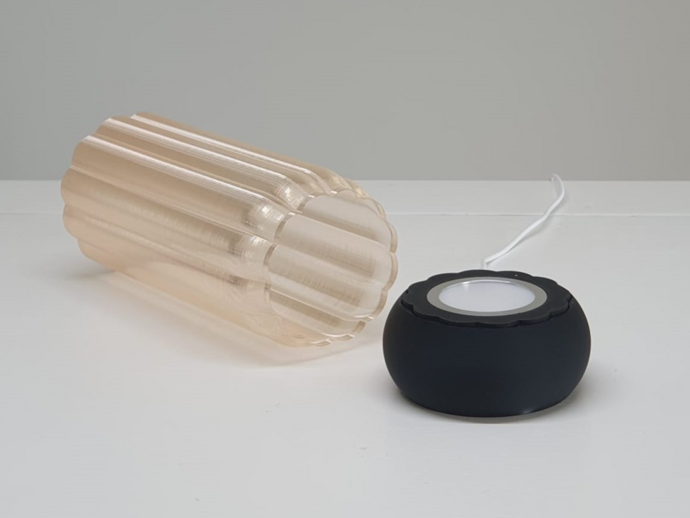 Modern Lamp (LED Lamp kit) - 3D printed in Canada by UMore3D